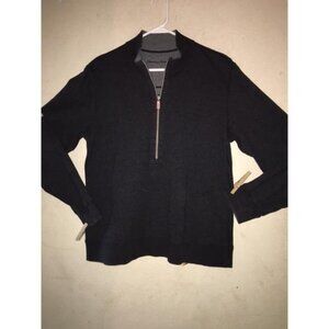 EUC Men's Shirt Tommy Bahama Armpit-to-Armpit is 21" Long Sleeve Polo Zip